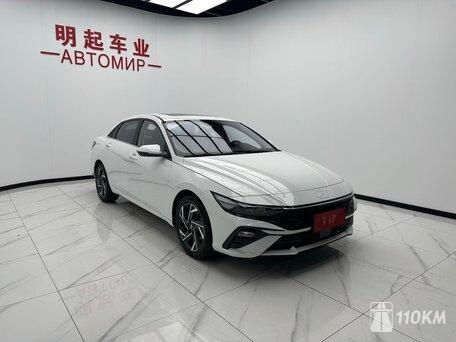 Hyundai, Elantra, 1500, 0, бензин, седан, вариатор, передний привод, среднее состояние, левый, белый, 1 671 000 ₽